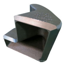 Coulée de précision en acier pour pièces de chemin de fer